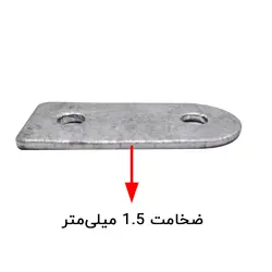 اتصال صفحه ام دی اف دو پیچ فلزی طول 40 میلی‌متر بسته 50 عددی