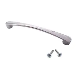 دستگیره کابینت دو پیچ کروم فلزی مدل G150 طول 17.5 سانتی‌متر