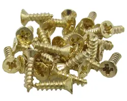 پیچ  آنتیک طلایی قطر 2 طول 8 میلی متر بسته 200 عددی