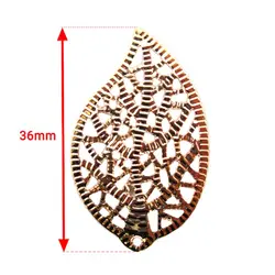 توری آنتیک تزیینی طرح برگ رزگلد 20 عددی