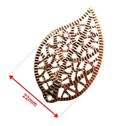 توری آنتیک تزیینی طرح برگ رزگلد 20 عددی