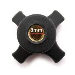 گل مهره خروسکی مادگی مدل چهار پر m8 طول 50 میلی‌متر کد 00202239
