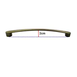 دستگیره کابینت دو پیچ زیتونی فلزی مدل G150 طول 17.5 سانتی‌متر