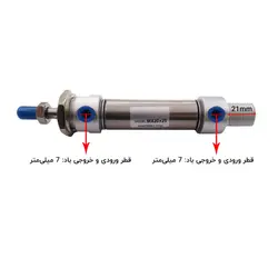 جک ورودی قطعه کار لبه چسبان Maxpress مدل MA-20X25