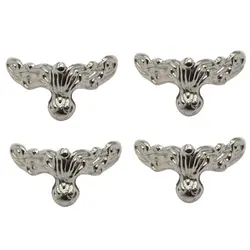 پایه آنتیک فلزی طرح عقاب نقره‌ای ارتفاع 13 میلی‌متر بسته 4 عددی