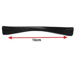 دستگیره دو پیچ مشکی طلایی فلزی گوهران طول 19 سانتی‌متر