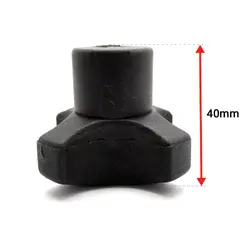 گل مهره خروسکی مادگی مدل چهار پر m10 طول 50 میلی‌متر کد 00202244