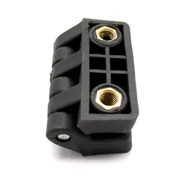 لولا صنعتی پلاستیکی مشکی چهار سوراخ بسته طول 47 میلی‌متر کد 00202577