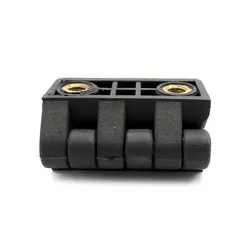لولا صنعتی پلاستیکی مشکی چهار سوراخ بسته طول 47 میلی‌متر کد 00202577
