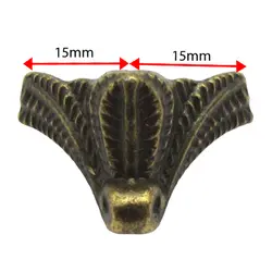 پایه آنتیک فلزی مدل گلدونی زیتونی بسته 4 عددی