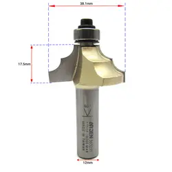 تیغ پروفیل لبه دوانحنا بلبرینگی اورفرز آردن مدل 303231