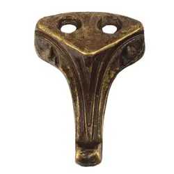 پایه آنتیک تزیینی زیتونی طول 33 میلی متر بسته 4 عددی