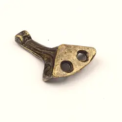 پایه آنتیک تزیینی زیتونی طول 33 میلی متر بسته 4 عددی