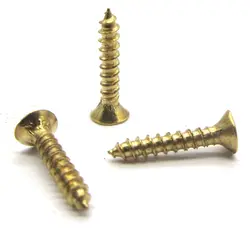 پیچ آنتیک طلایی قطر 2 طول 12 میلی‌متر بسته 200 عددی