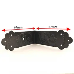 گوشه آنتیک 90 درجه زیتونی طول 67 میلی متر بسته 4 عددی