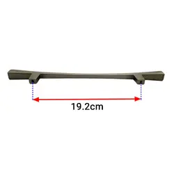 دستگیره کابینت دوپیچ زیتونی فلزی مدل G310 طول 28 سانتی‌متر