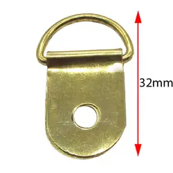 بست تابلو حلقه دار طلایی طول 32 میلی متر بسته 20 عددی