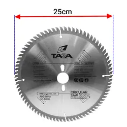 تیغ اره MDF بر Taza قطر 25 سانتی متر 80 دندانه مدل CSB-M25080