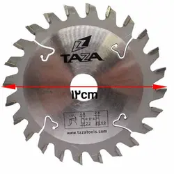 تیغ اره خط زن Taza قطر 12 سانتی‌ متر 24 دندانه سوپر مدل CSB-S28SC1202224