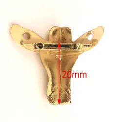 پایه آنتیک فلزی طرح فرشته طلایی ارتفاع 26 میلی‌متر بسته 4 عددی