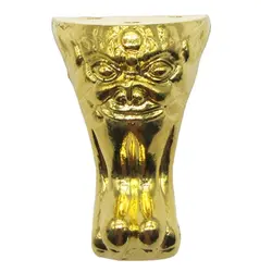 پایه آنتیک فلزی طرح وروجک طلایی ارتفاع 55 میلی متر بسته 2 عددی