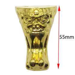 پایه آنتیک فلزی طرح وروجک طلایی ارتفاع 55 میلی متر بسته 2 عددی