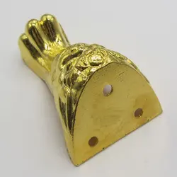 پایه آنتیک فلزی طرح وروجک طلایی ارتفاع 55 میلی متر بسته 2 عددی