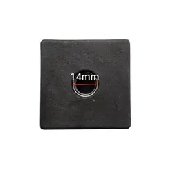 درپوش پلاستیکی مهره دار m14 مربعی 50*50 میلی‌متر کد 00202609
