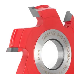 توپی فرز لبه چسبان راست گرد دامار مدل DMSC340820BR-6