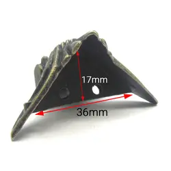 پایه آنتیک فلزی طرح گوش فیل زیتونی بسته 2 عددی