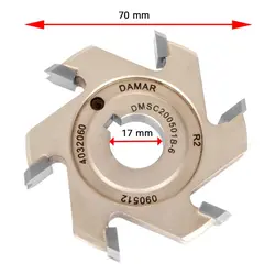 توپی فرز لبه چسبان دامار مدل DMSC200501B-6