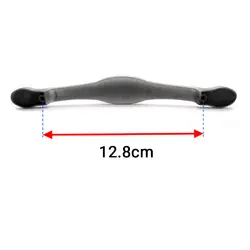 دستگیره کابینت دو پیچ فلزی گوهران مدل لنگری نقره‌ای مات طول 18 سانتی‌متر