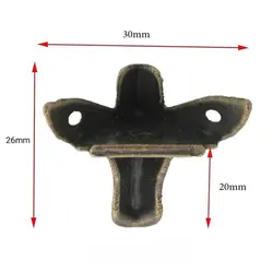 پایه آنتیک فلزی طرح فرشته زیتونی ارتفاع 26 میلی‌متر بسته 4 عددی