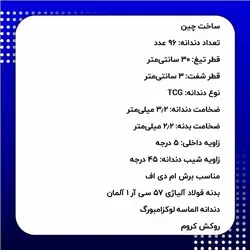 تیغ اره MDF بر Taza قطر 30 سانتی‌متر 96 دندانه گرید سوپر مدل CSB-MSC30096