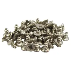 پیچ آنتیک نقره ای قطر 2 طول 4 میلی‌متر بسته 200 عددی