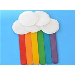 چوب بستنی خانه سازی رنگی طول 12.5 سانتی‌متر عرض 17 میلی‌متر بسته 36 عددی