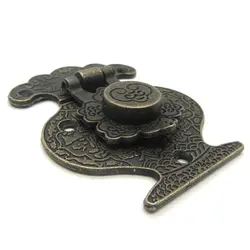 چفت آنتیک دکمه ای طول 80 میلی‌متر