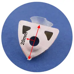 زیر طبقه پلاستیکی بهسازان مدل B133 کروم بسته 50 عددی