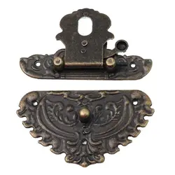 چفت آنتیک کلنگی 67 میلی متر مدل خفاشی بسته 2 عددی