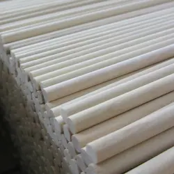 دوبل شاخه ای بدون شیار اعلا قطر 6 میلی متر با طول 14 سانتی متر چوب صنوبر بسته 35 عددی