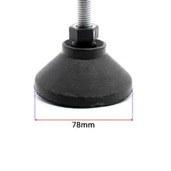 پایه گرد آهنی مفصلی قطر 78 میلی‌متر m14 کد 00202038