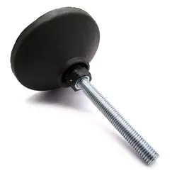 پایه گرد آهنی m12 قطر 100 میلی‌متر کد 103801