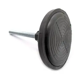 پایه گرد آهنی m12 قطر 100 میلی‌متر کد 103801