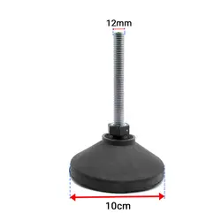 پایه گرد آهنی m12 قطر 100 میلی‌متر کد 103801