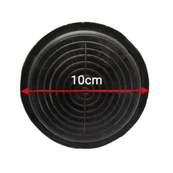 پایه گرد آهنی m12 قطر 100 میلی‌متر کد 103801