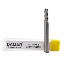 تیغ شیارزن مارپیچ سه پر آلومینیوم بر دامار مدل DMDR17060513