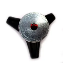 گل مهره سه پر مچی پایه آهنی قطر 100 میلی‌متر کد 00202382