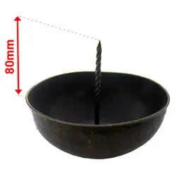 گل میخ درب آنتیک زیتونی قطر 100 میلی‌متر