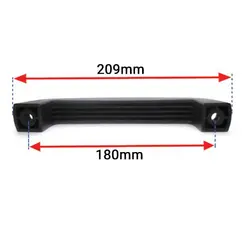 دستگیره پلاستیکی مشکی طول 209 میلی‌متر کد 00202325