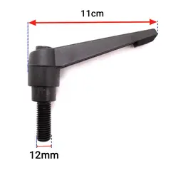 دستگیره اهرمی فلزی پیچ دار m12 کد 101550